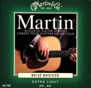 cordes martin guitare